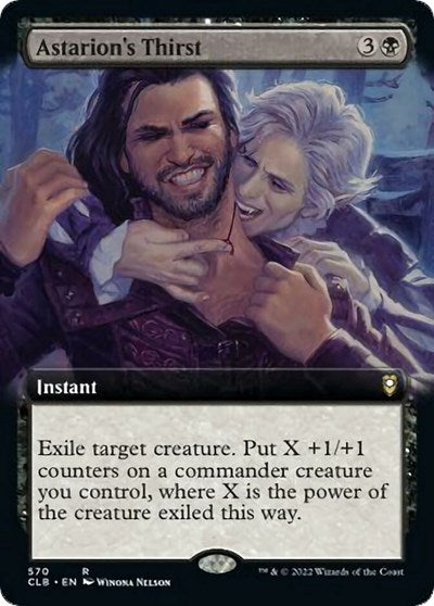 Astarion's Thirst (Extended Art) (Commander Legends: Battle for Baldur's Gate) Near Mint