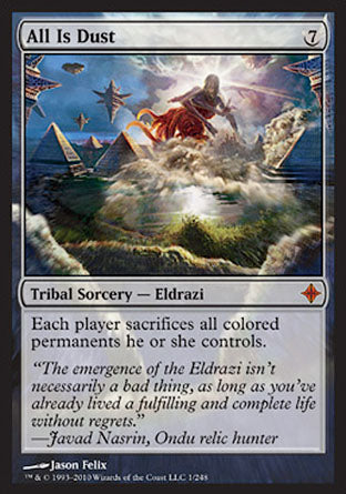 All Is Dust (Rise of the Eldrazi) Medium Play