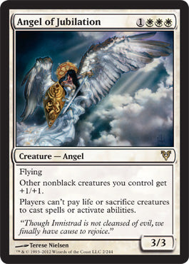 Angel of Jubilation (Avacyn Restored) Medium Play
