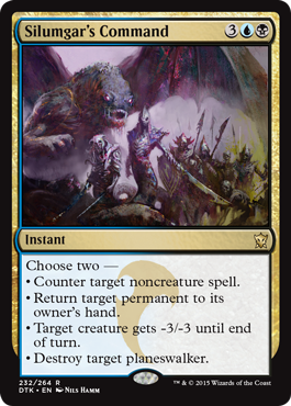 Silumgar's Command (Dragons of Tarkir) Medium Play