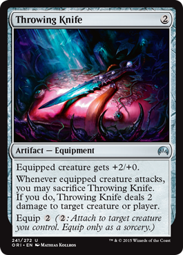 Throwing Knife (Magic Origins) Near Mint