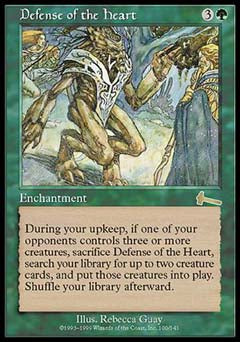 Defense of the Heart (Urza's Legacy) Medium Play