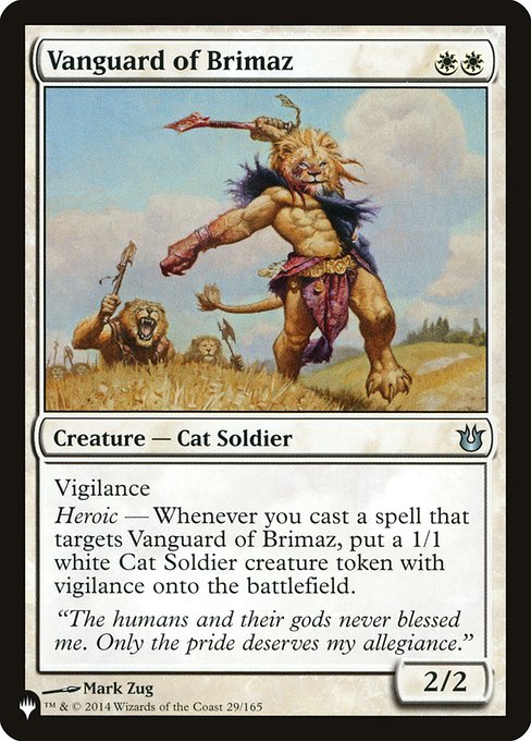 Vanguard of Brimaz (The List) Near Mint