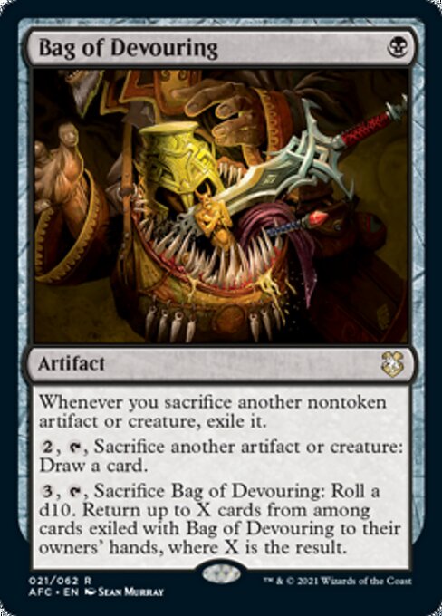 Bag of Devouring (Commander 2021 Forgotten Realms) Near Mint