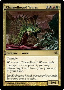 Charnelhoard Wurm (Conflux) Medium Play Foil