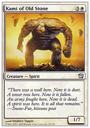 Kami of Old Stone (9th Edition) Medium Play