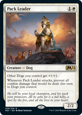 Pack Leader (Magic 2021 Core Set) Medium Play