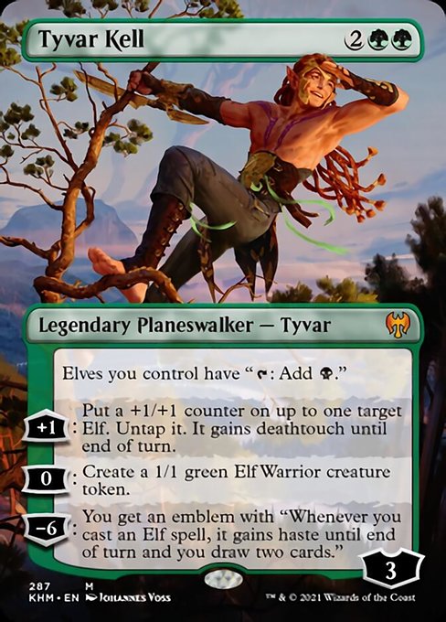 Tyvar Kell (Borderless) (Kaldheim) Near Mint Foil