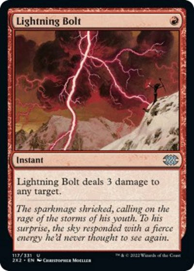 Lightning Bolt (Double Masters 2022) Near Mint Foil