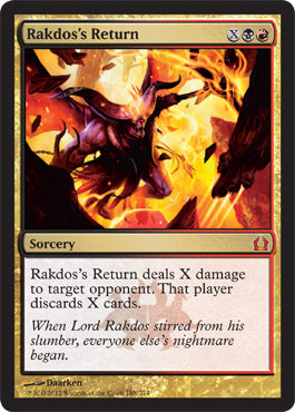 Rakdos's Return (Return to Ravnica) Heavy Play