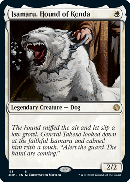 Isamaru, Hound of Konda (Jumpstart) Medium Play