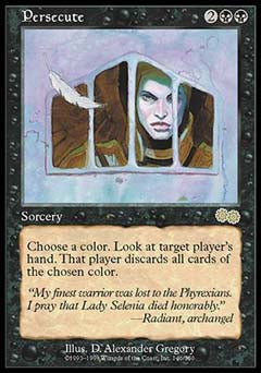 Persecute (Urza's Saga) Light Play