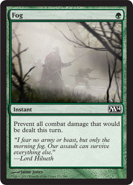 Fog (Magic 2014 Core Set) Medium Play