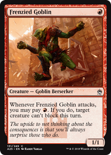Frenzied Goblin (Masters 25) Near Mint Foil