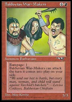 Balduvian War-Makers (2) (Alliances) Medium Play