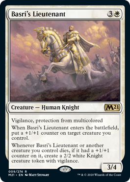 Basri's Lieutenant (Magic 2021 Core Set) Medium Play