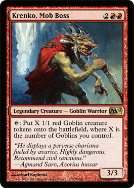 Krenko, Mob Boss (Magic 2013 Core Set) Heavy Play