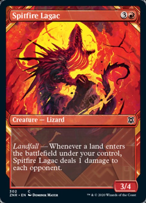 Showcase Spitfire Lagac (Zendikar Rising) Near Mint