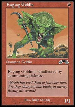 Raging Goblin (Exodus) Medium Play