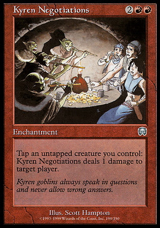 Kyren Negotiations (Mercadian Masques) Near Mint