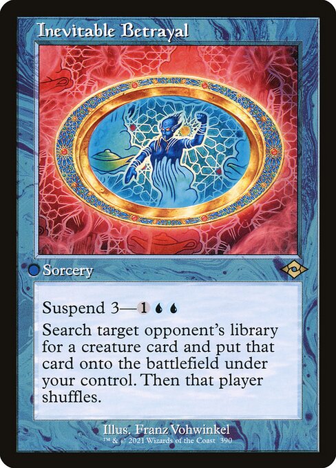 Inevitable Betrayal (Retro Frame) (Foil Etched) (Modern Horizons 2) Near Mint Foil
