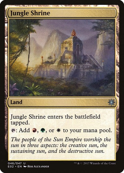 Jungle Shrine (Explorers of Ixalan) Near Mint