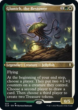 Gluntch, the Bestower (Etched Foil) (Commander Legends: Battle for Baldur's Gate) Near Mint Foil