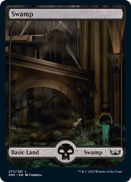 Swamp (277) (Streets of New Capenna) Near Mint Foil