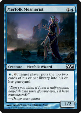 Merfolk Mesmerist (Magic 2012 Core Set) Light Play