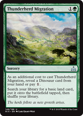 Thunderherd Migration (Rivals of Ixalan) Near Mint