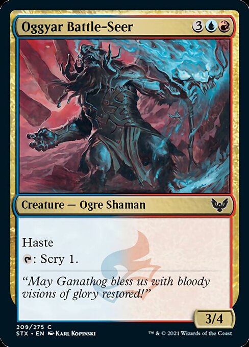 Oggyar Battle-Seer (Strixhaven) Near Mint Foil