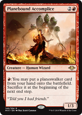 Planebound Accomplice (Modern Horizons) Medium Play