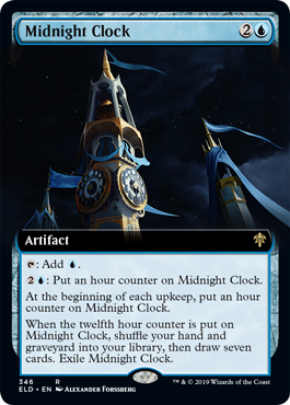 Midnight Clock (Extended Art) (Throne of Eldraine) Near Mint