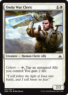 Ondu War Cleric (Oath of the Gatewatch) Near Mint
