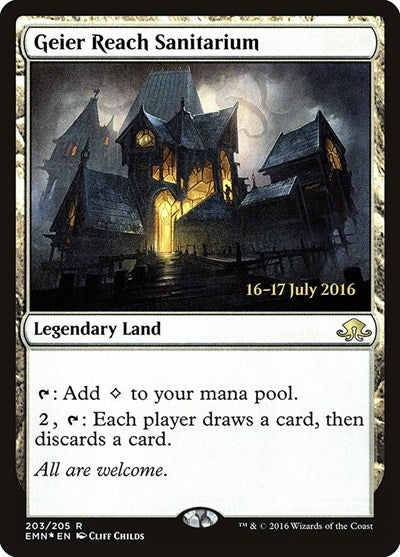 Geier Reach Sanitarium (Promos: Prerelease Cards) Medium Play Foil