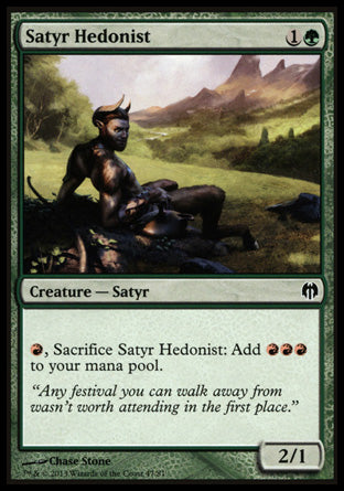 Satyr Hedonist (Duel Decks: Heroes vs Monsters) Near Mint