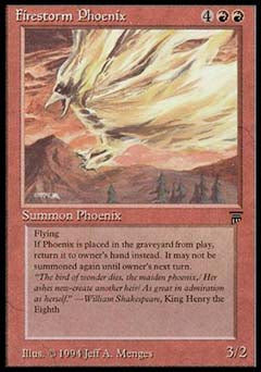Firestorm Phoenix (Legends) Heavy Play