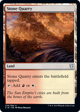 Stone Quarry (Commander 2019) Near Mint