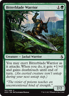 Bitterblade Warrior (Amonkhet) Near Mint
