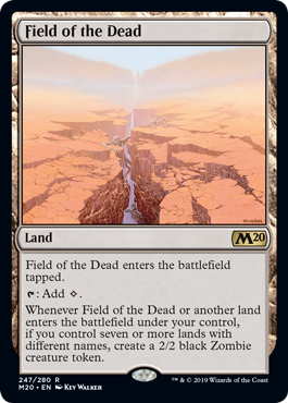 Field of the Dead (Magic 2020 Core Set) Near Mint