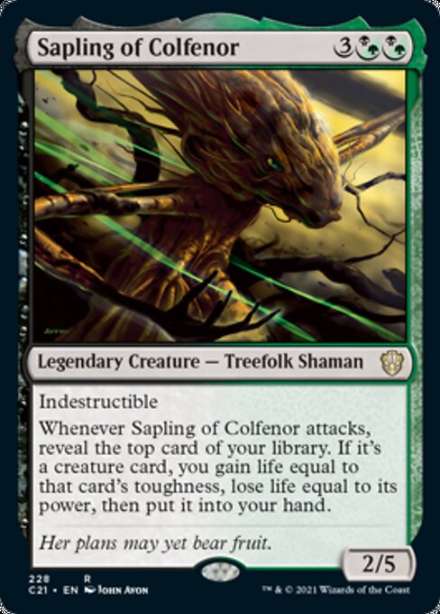 Sapling of Colfenor (Commander 2021 Strixhaven) Near Mint