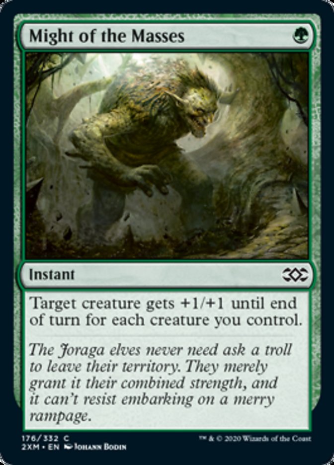 Might of the Masses (Double Masters) Near Mint Foil