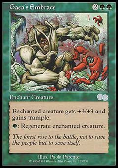 Gaea's Embrace (Urza's Saga) Medium Play