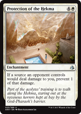 Protection of the Hekma (Amonkhet) Near Mint