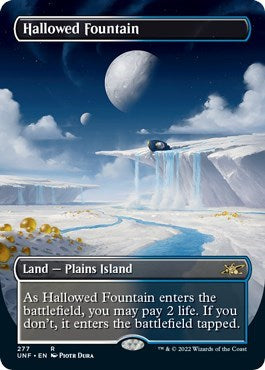 Hallowed Fountain (Borderless) (Unfinity) Near Mint