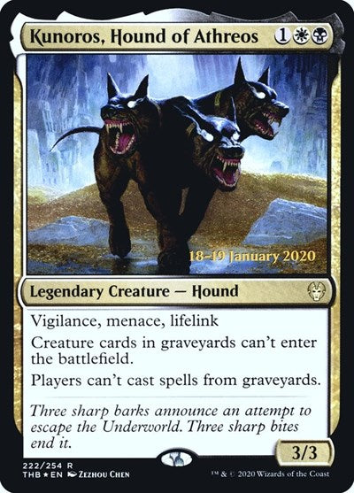 Kunoros, Hound of Athreos (Promos: Prerelease Cards) Near Mint Foil