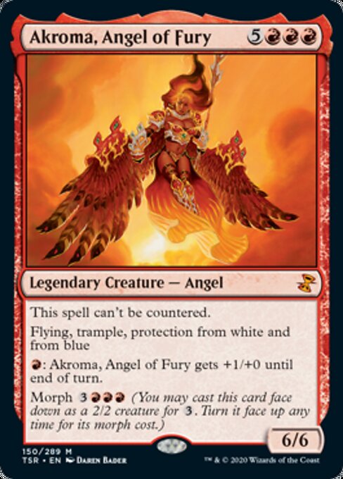 Akroma, Angel of Fury (Time Spiral Remastered) Near Mint