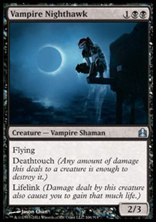 Vampire Nighthawk (Commander) Medium Play