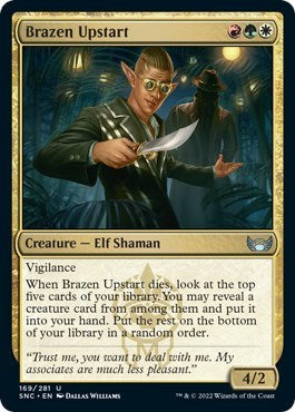 Brazen Upstart (Streets of New Capenna) Near Mint