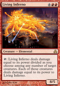 Living Inferno (Guildpact) Medium Play